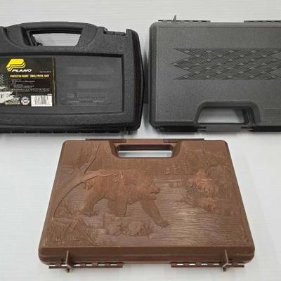 #1902 â€¢ (3) Pistol Cases
