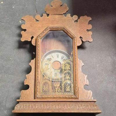 #2210 â€¢ Wooden Wall Clock
