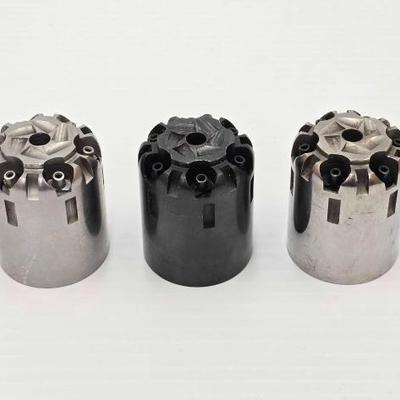 #1628 â€¢ (3) 6 Round Black Powder Revolver Cylinders
