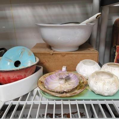 #2235 â€¢ Candle Holders, Pot, Bowls
