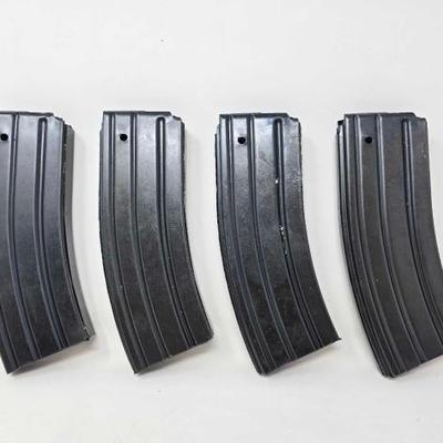 #1662 â€¢ (4) 2.23/5.56 NATO AR15/M16 30rd Magazines
