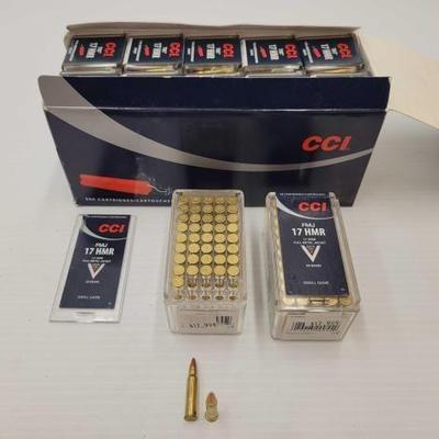 #1436 â€¢ Approx (593) Rounds of 17 HMR FMJ
