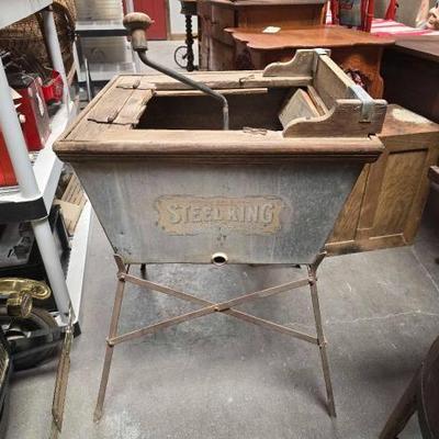 #2092 â€¢ The Hiawatha by Steel King Wash Basin
