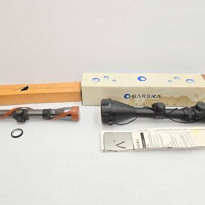 #1730 â€¢ (2) Ruediger Scope & Barska Scope
