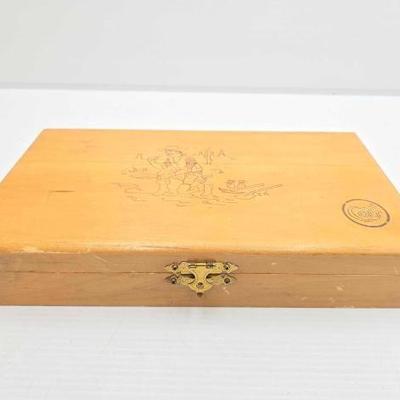 #1906 â€¢ Wooden Colt Pistol Case
