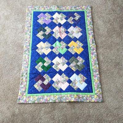Handmade Small Quilt 57" x 39"