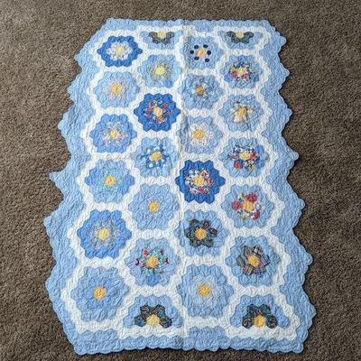 Handmade Small Quilt 53" x 36"