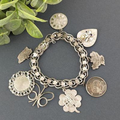 Sterling Silver Charm Bracelet