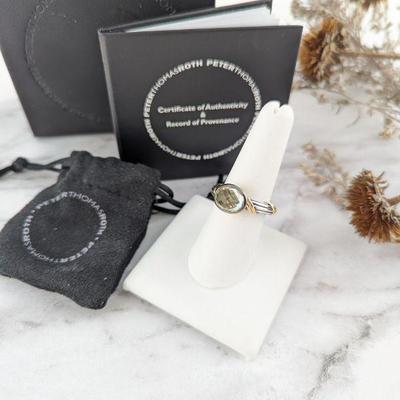 Peter Thomas Roth Sterling Silver & Yellow Quartz Ribbon & Reed with Certificate of Authenticity - New in Box