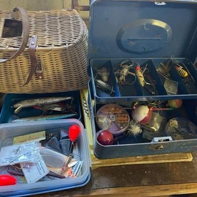 Fishing Collection i, bobbins, lures
