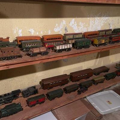 Beautiful Ives and Lionel Train Collection