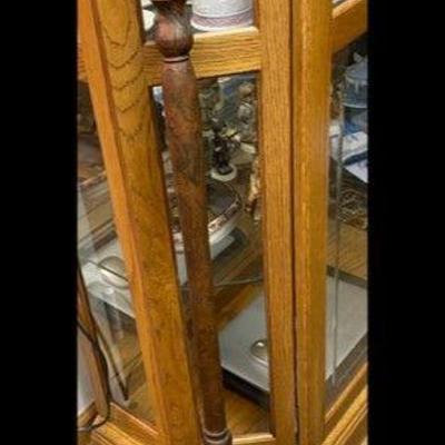 Antique Copper Bed Warmer. Top is etched in a beautiful Folk-art Design with Pheasants 