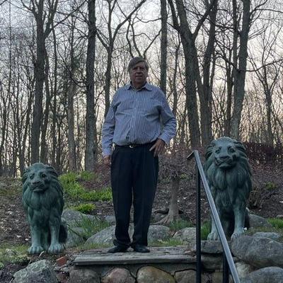 Sitting Bronze Lions. Gardens and lawns are enhanced by these beautiful bronze and patina sitting lions. Perfect for enhancing the...