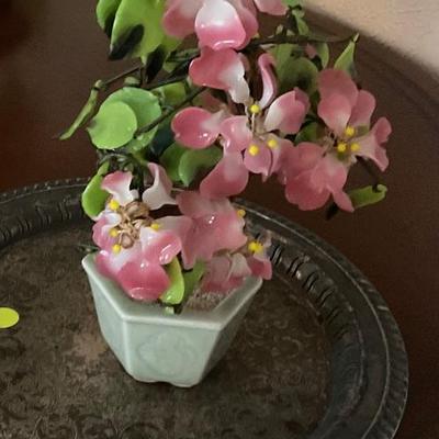 Jade flower arrangement 
