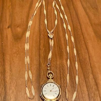 14k Remontoir watch by Tobias Geneve