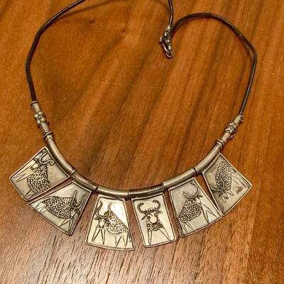 Native American sterling necklace