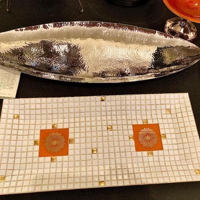 Michael Aram & Georges Briard trays