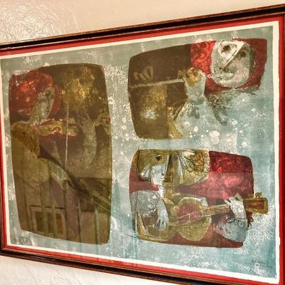 Alvar Sunol signed print