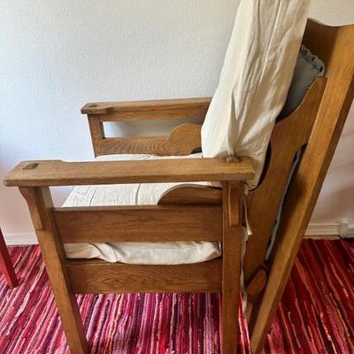 Antique chair / table (side view)