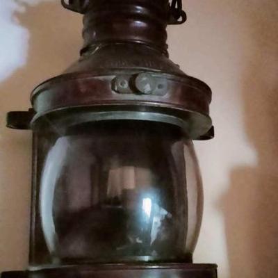 Vintage  ship’s stern lantern