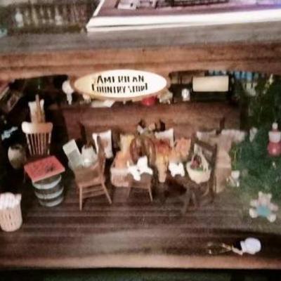 Country store diorama