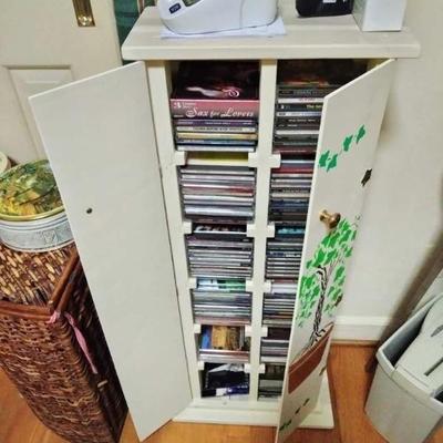 Dvd’s & cabinet