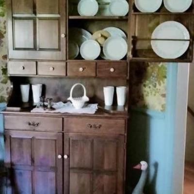  Vintage maple hutch