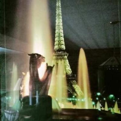 Eiffel Tower at Night print