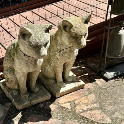 Older yard statues
