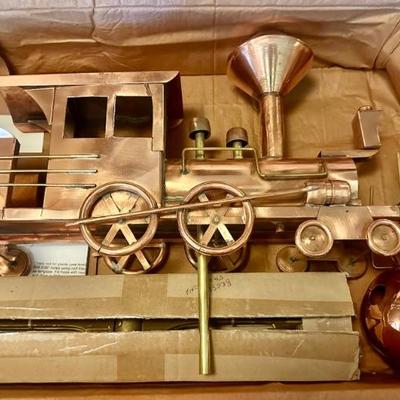 Large train weathervane, never displayed