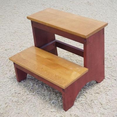 1226	ETHAN ALLEN BED STEPS, APPROXIMATELY 15 IN X 18 IN X 15 IN HIGH
