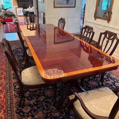Table and rug only, no chairs