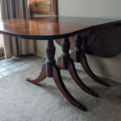 Mahogany Claw foot table