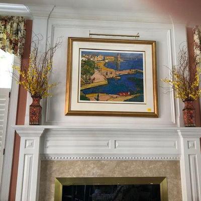 Manel Anoro  56" wide signed by artist