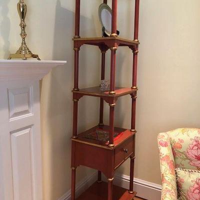 2 tower shelves