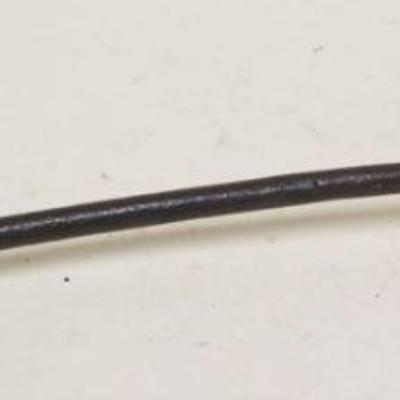 1255	PRIMITIVE WROUGHT IRON FIREPLACE COOKING UTENSIL, APPROXIMATELY 21 IN LONG
