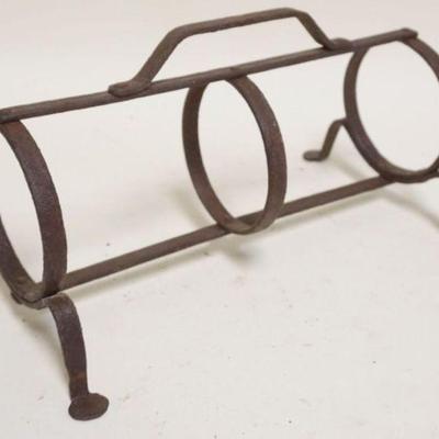 1225	PRIMITIVE WROUGHT IRON PIPE KILN, APPROXIMATELY 6 IN X 13 IN X 7 IN H
