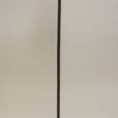 1203	ANTIQUE PRIMITIVE WROUGHT IRON CANDLE STAND, APPROXIMATELY 40 IN H
