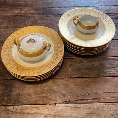 Gold Embellished Dishes