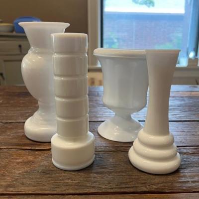 Milk Glass Vases