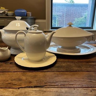 White Ceramic Serving Dishes