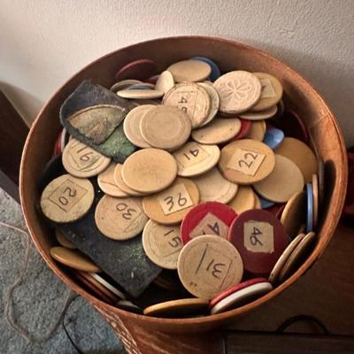 Vintage casino chips