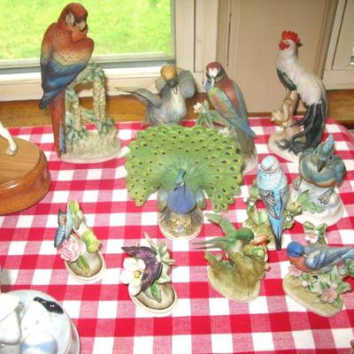 Lefton bird figurines