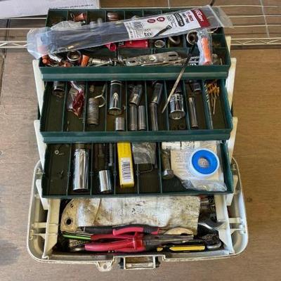 #4012 • Tackle Box Full of Tools
