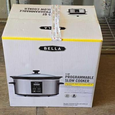 #4021 • New!!! Bella 5 Quart Slow Cooker
