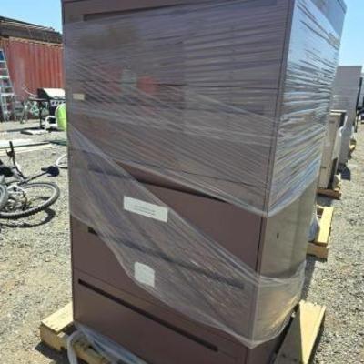 #80442 • (2) 5 Drawer Lateral Filing Cabinets
