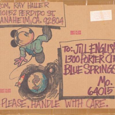Ray Haller Original Disney Cartoon art