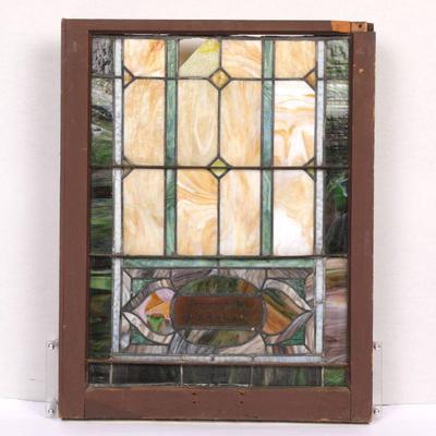Stained glass window
