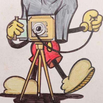 Ray Haller Original Disney Cartoon art