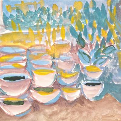 Philomene Bennett watercolor painting